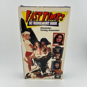Fast Times at Ridgemont High VHS 1985 Hi-Fi MCA Universal Sean Penn Cult Classic